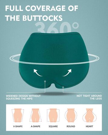 Танстік (TANSTC) труси жіночі 5 шт. бавовна, висока талія, дихаючі, м'які, XXL, червоний+синій+зелений+сірий+чорний