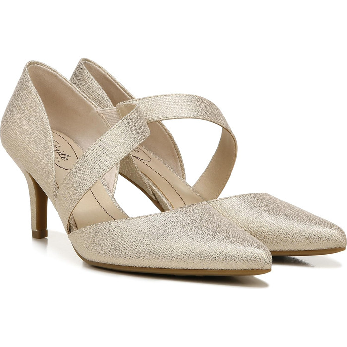 Жіночі туфлі-човники LifeStride Suki Pumps, сріблястий платиновий колір, розмір 42 EU