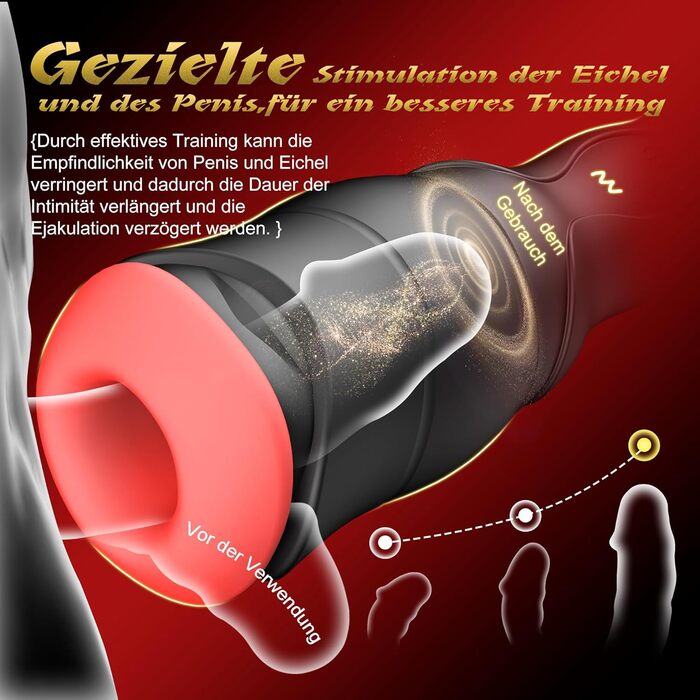 Електричний мастурбатор для чоловіків Buntune – Solo, 10 режимів вібрації, 5 режимів тиску, USB-зарядка, IPX6 водонепроникний, силікон, 3D стимуляція