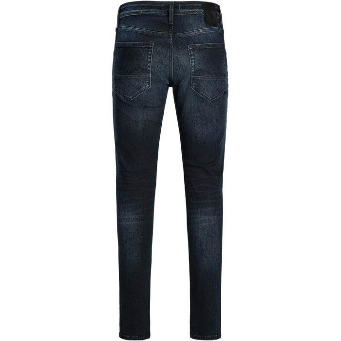Чоловічі джинси JACK & JONES Ubbo Glenn Slim Fit, темно-сині, стрейч-денім (33W / 32L)