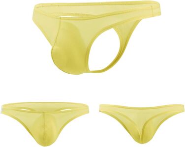 Танга чоловічі Panegy, низька посадка, з тонкого льону, 3/4/5 шт. в упаковці, кольорові (XXL)