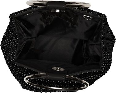 Жіночий клатч-гаманець Jessica McClintock Gwen Ball Mesh Ring Wristlet Pouch чорного кольору