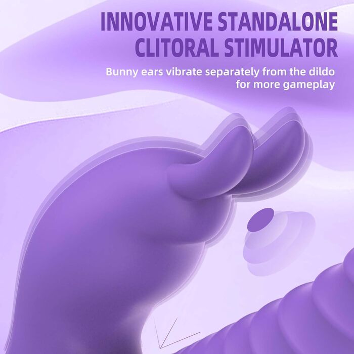 Вібратор для жінок LYAMais G-Spot з 10 рівнями вібрації, телескопічний, кролик, сексуальні іграшки для дорослих