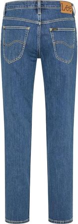 Чоловічі джинси LEE Classic Straight Fit Brooklyn, колір синьо-чорний Mid Stonewash, розмір 34W / 30L