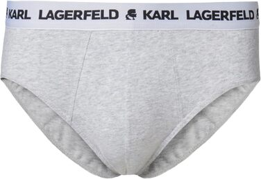 Чоловіча футболка Karl Lagerfeld з логотипом (X3), чорна (S, чорний/білий/сірий)