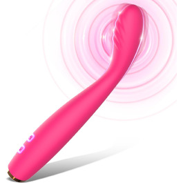 Вібратор для клітора та G-точки Adorime, масажний стрижень з силікону, 5 швидкостей, 10 режимів, водонепроникний, рожевий