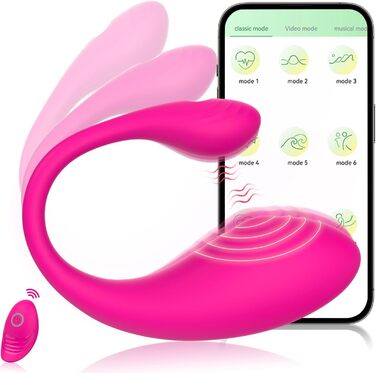 Тренування тазового дна для жінок з пультом дистанційного керування, інтелектуальний тренажер м'язів тазового дна, силіконові м'ячі для контролю сечовипускання та вправ для тазового дна (Рожевий)