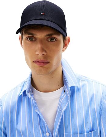 Чоловіча кепка Tommy Hilfiger однорозмірна, колір темно-синій (Midnight)