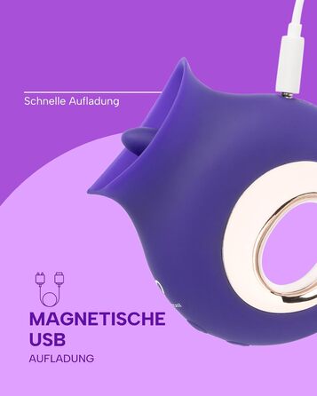 Вібратор для клітора MySecretCase з 9 режимів, USB, для жінок та пар