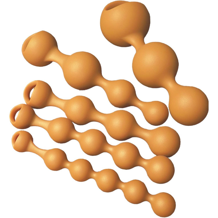 Анальні кульки з рідкого силікону Youxclian - 5 розмірів. Стимуляція G-точки, мастурбатор, для жінок та чоловіків.