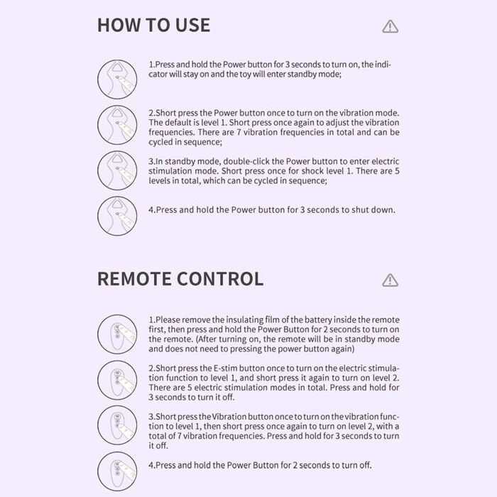 Електричний анальний вібратор Beckenbodentrainer для жінок з 5 рівнями шоку та 7 режимами вібрації. Стимулятор для вагіни та анусу, для пар. Колір: фіолетовий.