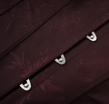 Корсет жіночий KUOSE з нагрудником, великі розміри S-6XL, чорний (34-36)