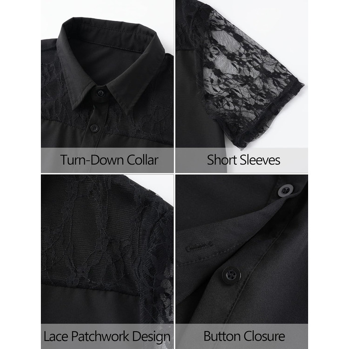 Чоловіча прозора сорочка 2025, чорна майка, футболка з сіткою, короткі рукави, для клубу, вечірки, рейву, чорна XS