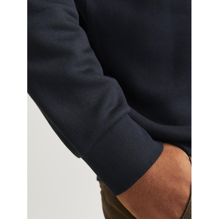 Чоловічий худі Jack & Jones Plus Size з логотипом, темно-синій, розмір 3XL