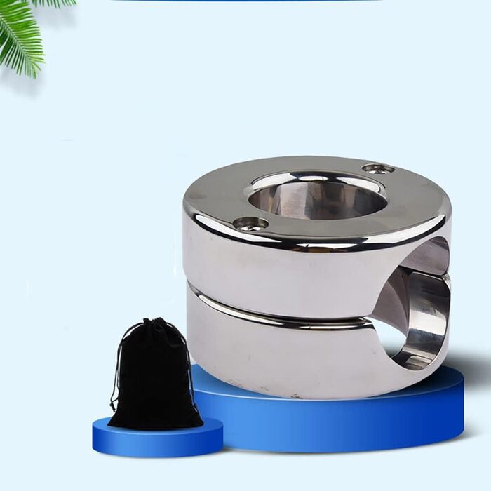 Металевий розтягувач яєчок з шестигранним ключем, важкий, для чоловіків. Розтягувач яєчок, кільце для яєчок, кільце для статевого члена, еротичні інтимні іграшки (L)