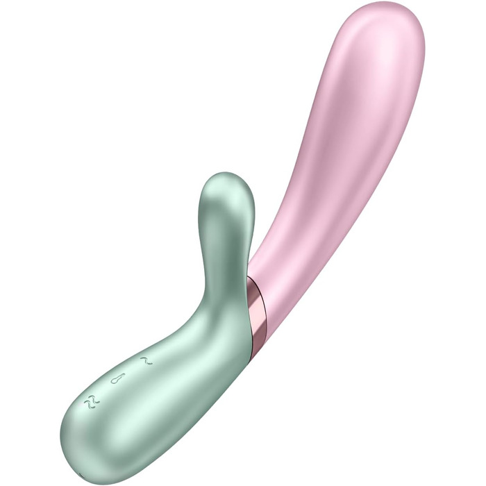 Вібратор Satisfyer Hot Lover Connect App Rabbit | Bluetooth | Водостійкий (IPX7) | Зігріваючий вібратор для жінок | Силікон | Інтимні іграшки для дорослих