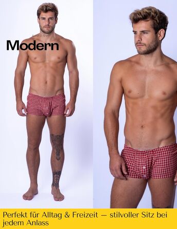 BIMONI Боксери чоловічі з м'якої бавовни, низька посадка, сексуальний дизайн, труси, боксер шорти, чоловіча білизна (червоний, S)