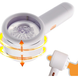 Електричний мастурбатор для чоловіків Sumeber: автоматичний стакан з телескопічною функцією, білий