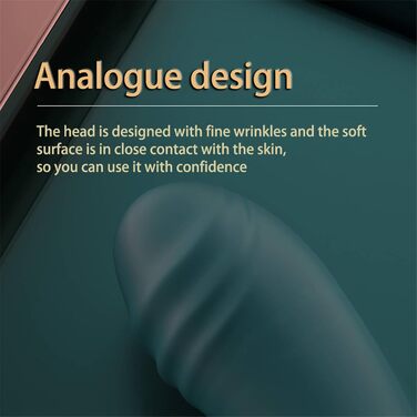 Вібратор Rabbit Realistische Вібратори для жінок: стимуляція клітора та G-точки, 10 режимів, тихий, темно-зелений