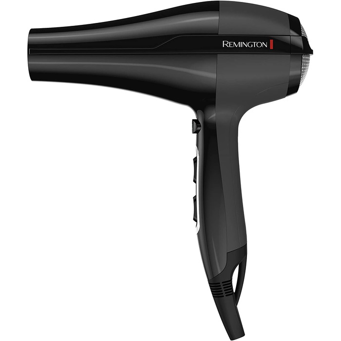 Професійний фен для волосся Remington Ionen Pro-Air AC5999 (2300 Вт, AC-мотор, іонізація, 3 режими температури, 2 швидкості, з дифузором та двома насадками-концентраторами)
