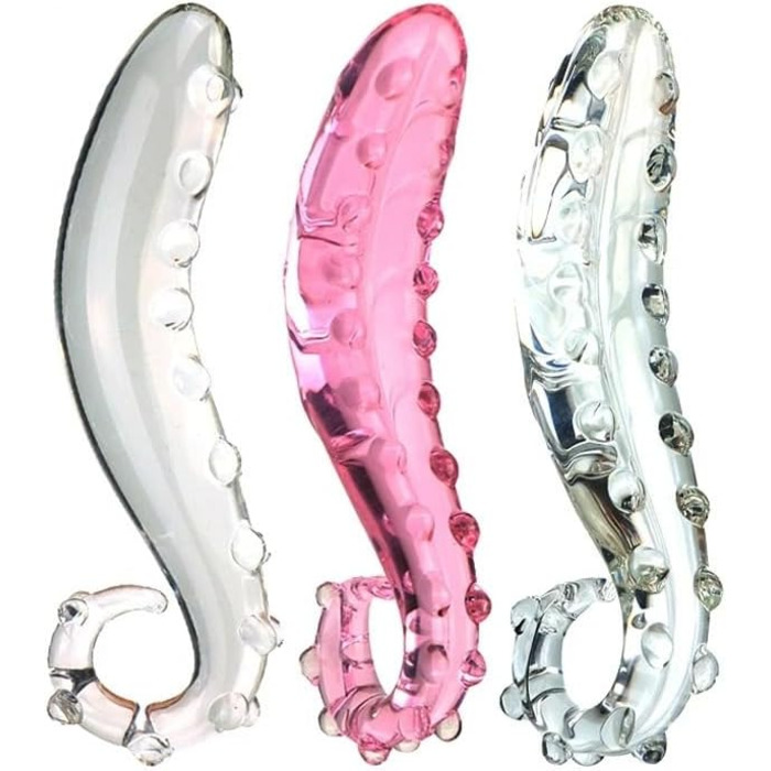 Анальний масажер зі скла, перлини для ануса, стимулятор простати, сексуальні іграшки для дорослих, стимулятор G-точки, прозорий