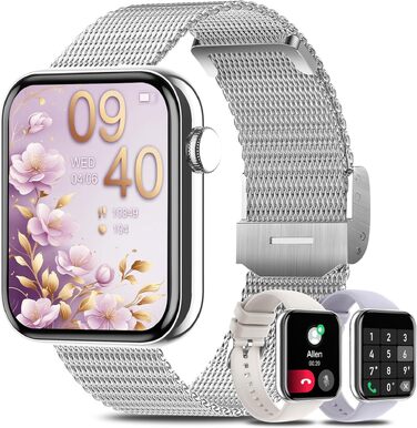 Смарт-годинник I52 Smartwatch сріблястого кольору, водонепроникний фітнес-трекер