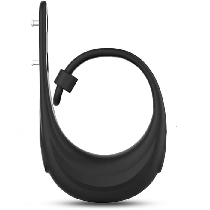 Вібруючий кільце для пеніса BeHorny - секс-іграшка для чоловіків, 10 режимів вібрації, для подовження та посилення ерекції, чорний