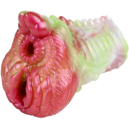 Масажер для чоловіків 2-в-1 з реалістичною силіконовою вагіною. Іграшка для дорослих, масаж пеніса, силікон.