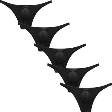 Чоловіча нижня білизна Faringoto: G-String, Bikini String, Tanga, низька посадка, чорний, розмір M