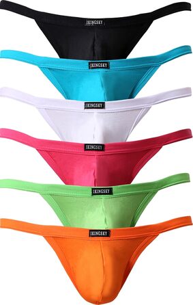 Танга чоловіча iKingsky з модалю, Y-подібний шов, 6 шт. в упаковці