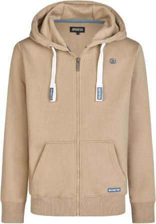 Чоловіча толстовка на блискавці з капюшоном riverso RIVNoah Regular Fit, колір Cobblestone Beige