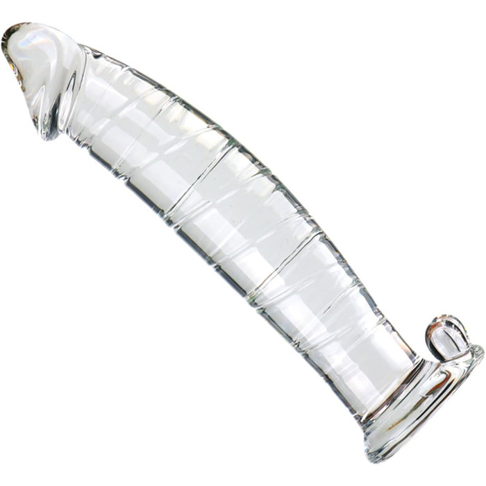 Скляний анальний дildo Hrekssi: реалістичний анаплаг, стимуляція G-точки, масаж, для жінок та чоловіків