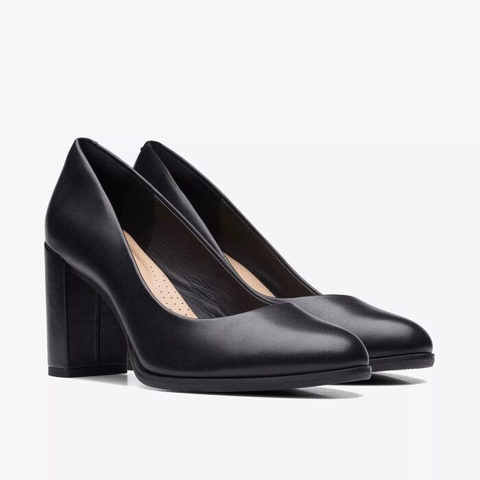 Жіночі туфлі-човники Clarks Freva85 Court, чорні, розмір 42 EU