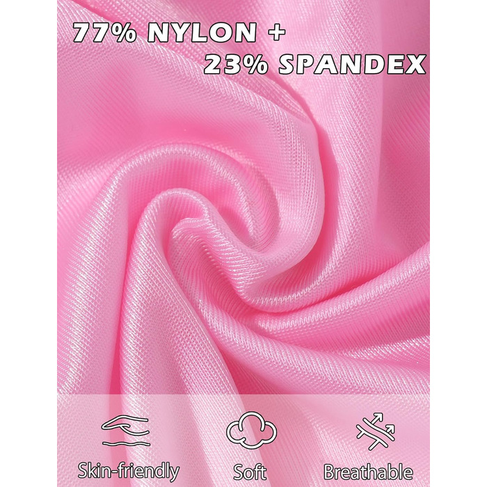 Чоловічий боді з довгим рукавом AIEOE (Рожевий, M) – блискучий, з довгим рукавом