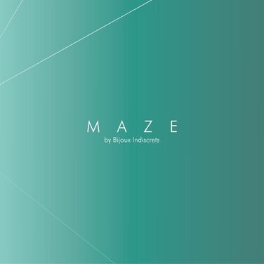 Bijoux Indiscrets MAZE - тонке намисто з кільцем та батогом, чорний, з веганської шкіри - BDSM bondage, сексуальний аксесуар