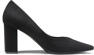 Жіночі туфлі-човники DREAM PAIRS на високому стійкому каблуку, елегантне чорне взуття для вечірок (розмір 40 EU, колір чорний)