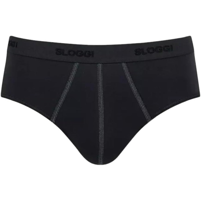 Слідки чоловічі Sloggi (2 шт. в упаковці) чорного кольору