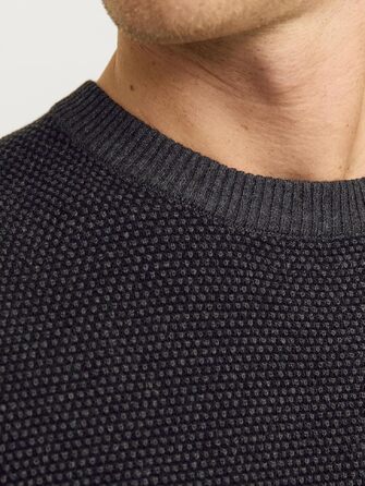 Чоловічі джинси Slim Fit JACK & JONES JJIGLENN (Dark Grey Melange), розмір XXL