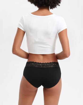 Сліпешки жіночі бавовняні з мереживом INNERSY, зручні, hipster, 6 шт., класичні кольори, розмір 38