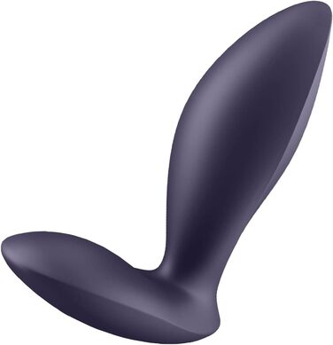 Вібратор Satisfyer Power Plug, анальний вібратор, 9 см, безпечне силікон, водонепроникний (IPX7), керування через додаток