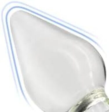 Анальний розширювач зі скляним конусом Kristall, 7.5 x 16 см для жінок та чоловіків