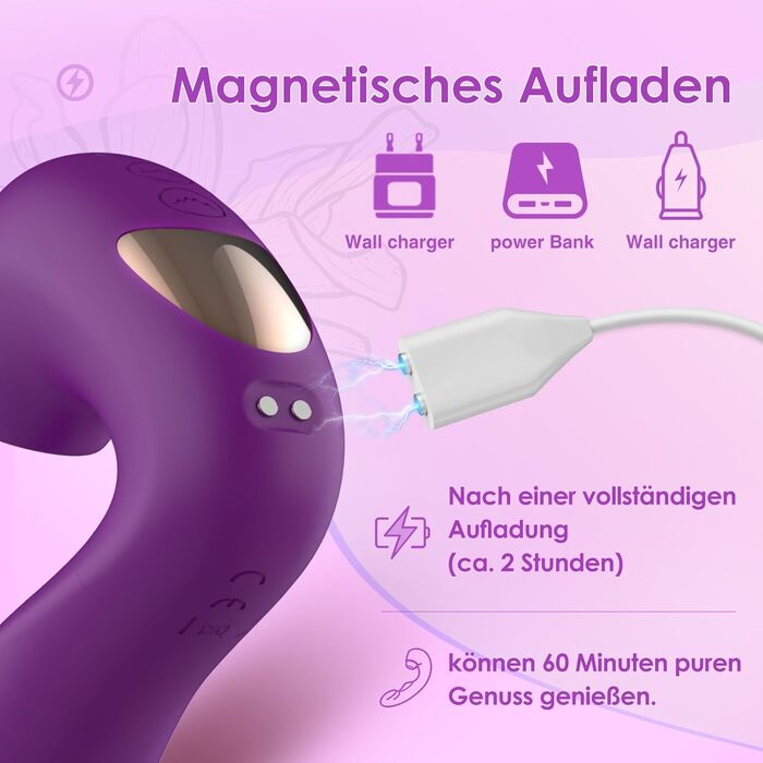 Вібратор-дзідло Yewuzer 3-в-1 з пультом керування (APP), секс-іграшка для жінок та пар, стимуляція G-точки, 10 режимів, вібратор-набір