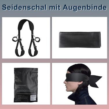 Набір BDSM для пар: наручники, пов'язки на очі, петлі для ніг, іграшки для сексуального задоволення жінок та чоловіків