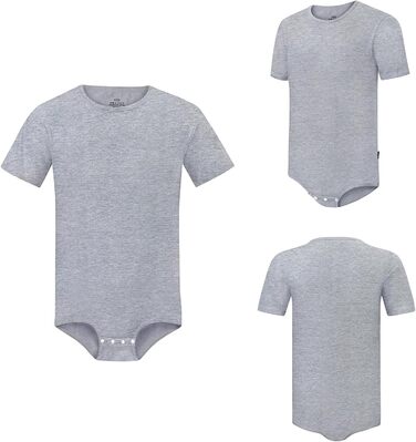 Комбінезон чоловічий Littleforbig з бавовни, вільний крій (сірий темно-сірий, L)