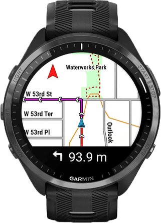 Смарт-годинник Garmin Forerunner 965 DLC Titan GPS, чорний/світло-сірий, унісекс