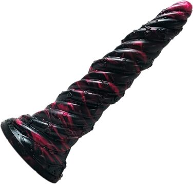 Анальний дилдо 25 см з сильним присоском, силікон, стимуляція G-точки, для пар, екстремальна іграшка для дорослих