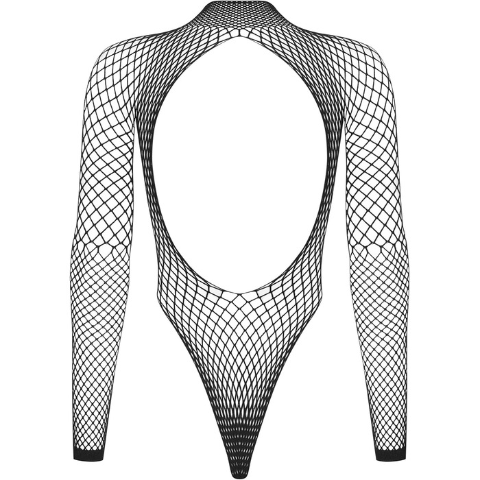 Сексуальний жіночий комплект нижньої білизни Selente Love & Fun: боді з мереживом та атласна маска (S-L, чорний)