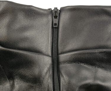 Сукня Rubberfashion Wetlook з ефектом мокрого блиску, довга, чорна, з довгим рукавом, без рукавичок (XXL, штучна шкіра)