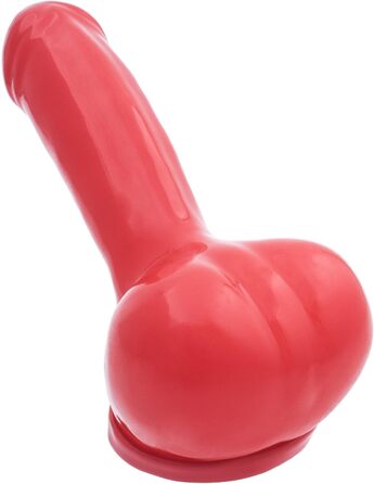 Латексний пеніс-чохол TOYLIE Adam, 13 см, червоний – з мішком та вираженою головкою, Made in Germany