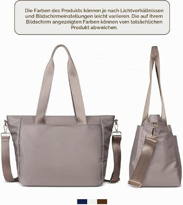 Жіноча сумка-шопер Bugatti Mare 2.0, велика легка сумка Tote Bag з відділеннями, колір Taupe